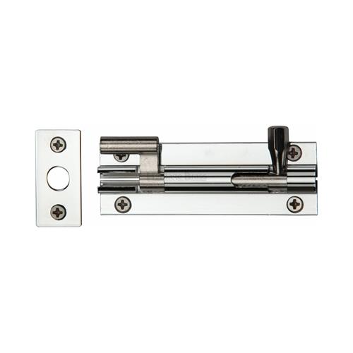 Heritage Brass C1592 4-PC Door Bolt Necked 4 x 1.25 Polished Chrome finish