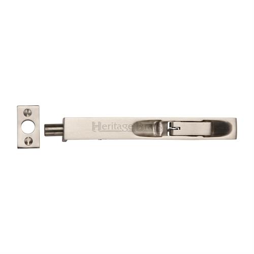 Heritage Brass C1680 10-SN Door Bolt Flush Fitting 10 x .3/4 Satin Nickel finish