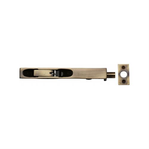 Heritage Brass C1680 6-AT Door Bolt Flush Fitting 6 x .3/4 Antique finish