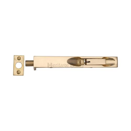 Heritage Brass C1680 8-PB Door Bolt Flush Fitting 8 x .3/4 Polished Brass finish