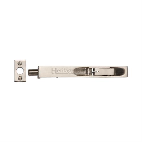 Heritage Brass C1680 8-SN Door Bolt Flush Fitting 8 x .3/4 Satin Nickel finish