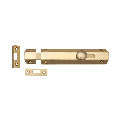 Heritage Brass C1685 6-PB Door Bolt Flat 6 Polished Brass finish