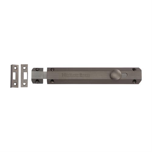 Heritage Brass C1685 8-MB Door Bolt Flat 8 Matt Bronze finish