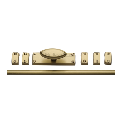 Heritage Brass C1688-SB Espagnolette Bolt Satin Brass finish