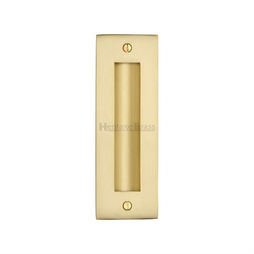 Heritage Brass C1820 6-SB Flush Pull Handle 6 Satin Brass finish