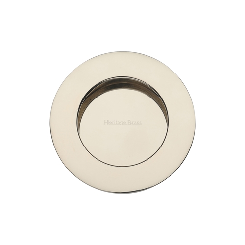 Heritage Brass C1835-PNF Round Flush Pull Polished Nickel finish