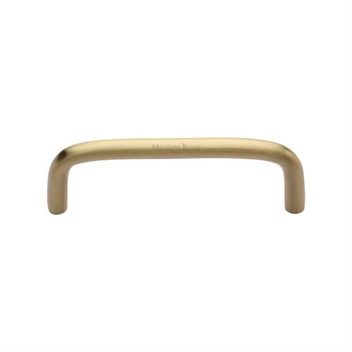 Heritage Brass C2155 96-SB Cabinet Pull Wire Design 96mm CTC Satin Brass Finish