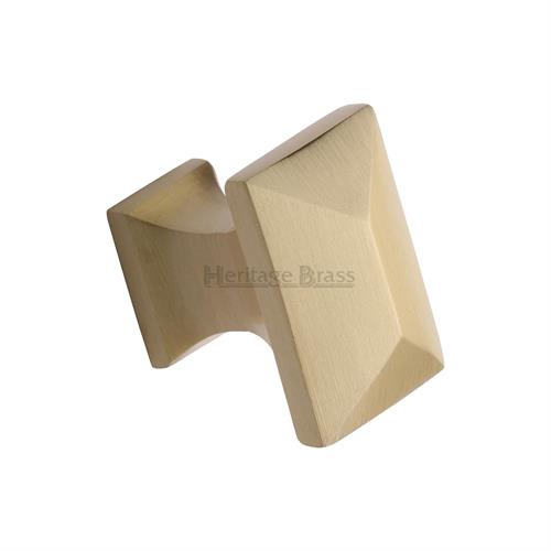 Heritage Brass C2232-SB Cabinet Knob Anvil Design 35mm Satin Brass Finish