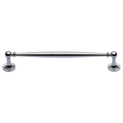 Heritage Brass C2533 203-PC Cabinet Pull Colonial Design 203mm CTC Polished Chrome Finish