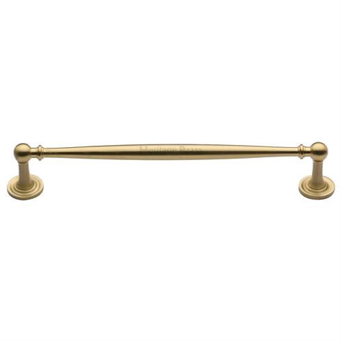 Heritage Brass C2533 203-SB Cabinet Pull Colonial Design 203mm CTC Satin Brass Finish