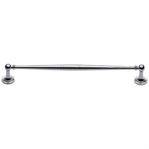 Heritage Brass C2533 254-PC Cabinet Pull Colonial Design 254mm CTC Polished Chrome Finish