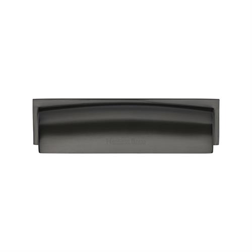 Heritage Brass C2765 96-MB Drawer Cup Pull Shropshire Design 76/96mm CTC Matt Bronze Finish