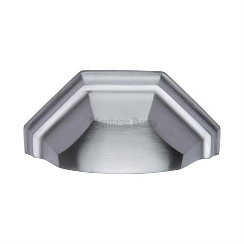 Heritage Brass C2768-SC Drawer Pull 89mm CTC Satin Chrome Finish