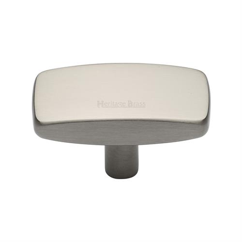 Heritage Brass C3384 41-SN Cabinet Knob Rectangular Design 41mm Satin Nickel finish