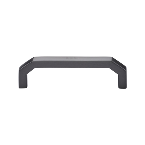 Heritage Brass Cabinet Pull Hex Angular Design 101mm CTC Matt Bronze