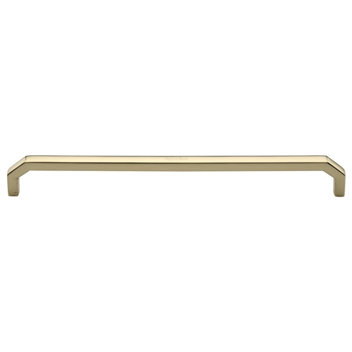 Heritage Brass C3465 254-PB Cabinet Pull Hex Angular Design 254mm CTC Polished Brass Finish