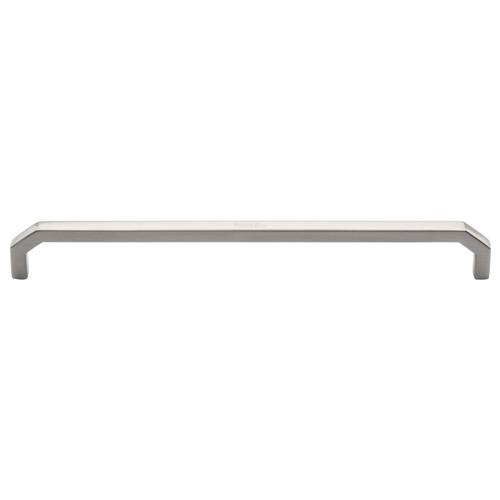 Heritage Brass C3465 254-SN Cabinet Pull Hex Angular Design 254mm CTC Satin Nickel Finish