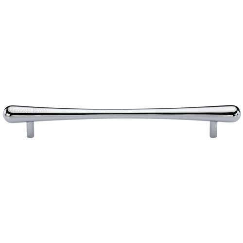 Heritage Brass C3570 256-PC Cabinet Pull T-Bar Raindrop Design 256mm CTC Polished Chrome Finish