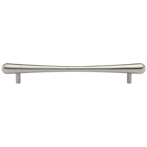 Heritage Brass C3570 128-SN Cabinet Pull T-Bar Raindrop Design 128mm CTC Satin Nickel Finish