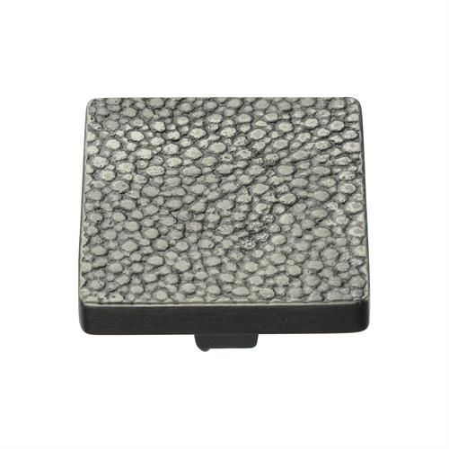Heritage Brass C3653 38-AN Cabinet Knob Square Stingray Design 38mm Aged Nickel finish