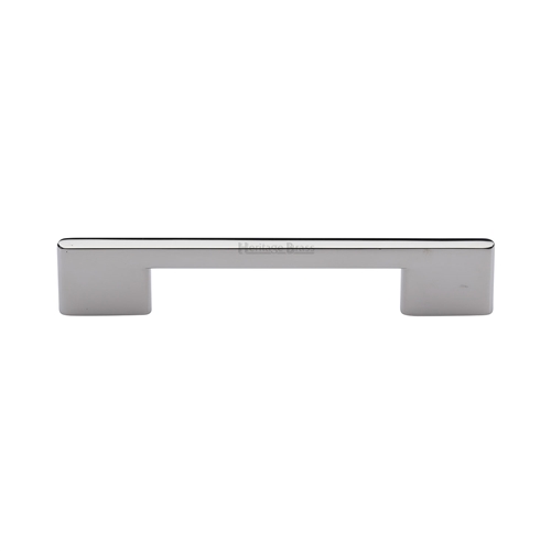 Heritage Brass C3681 128-PNF Cabinet Pull Victorian Design 128mm CTC Polished Nickel finish