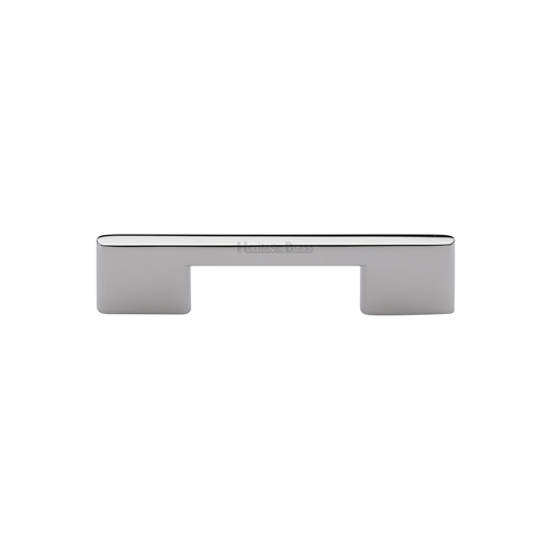 Heritage Brass C3681 96-PNF Cabinet Pull Victorian Design 96mm CTC Polished Nickel finish