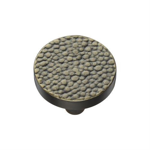 Heritage Brass C3686 32-AB Cabinet Knob Round Stingray Design 32mm Aged Brass finish