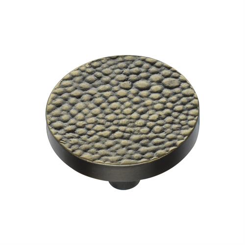 Heritage Brass C3686 38-AB Cabinet Knob Round Stingray Design 38mm Aged Brass finish