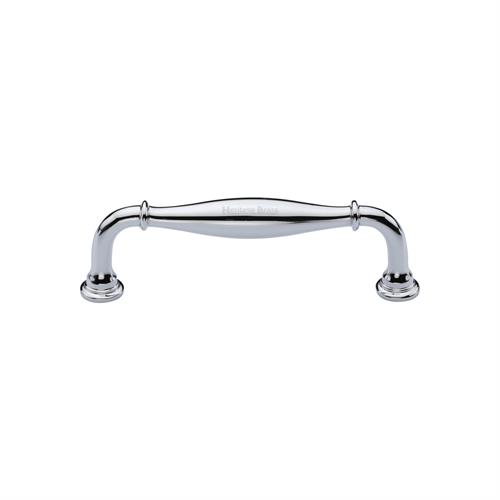 Heritage Brass C3960 102-PC Cabinet Pull Henley Traditional Design 102mm CTC Polished Chrome Finish