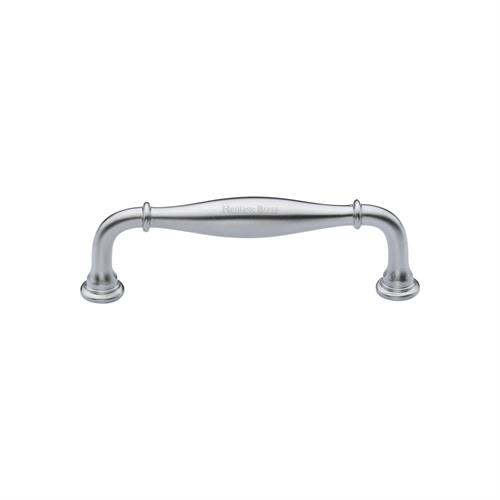 Heritage Brass C3960 102-SC Cabinet Pull Henley Traditional Design 102mm CTC Satin Chrome Finish
