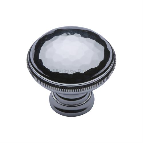 Heritage Brass C4545-PC Cabinet Knob Hand Beaten Design 32mm Polished Chrome finish