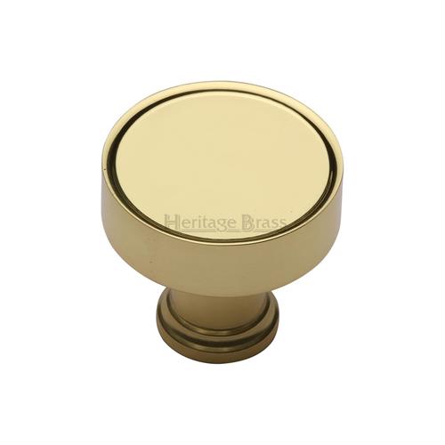 Heritage Brass C4549-PB Cabinet Knob Florence Design 32mm Polished Brass finish