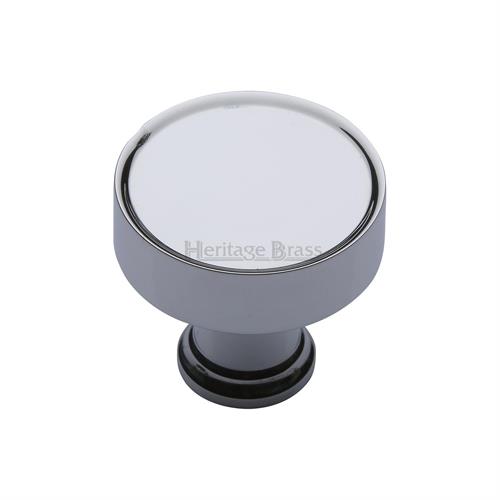 Heritage Brass C4549-PC Cabinet Knob Florence Design 32mm Polished Chrome finish