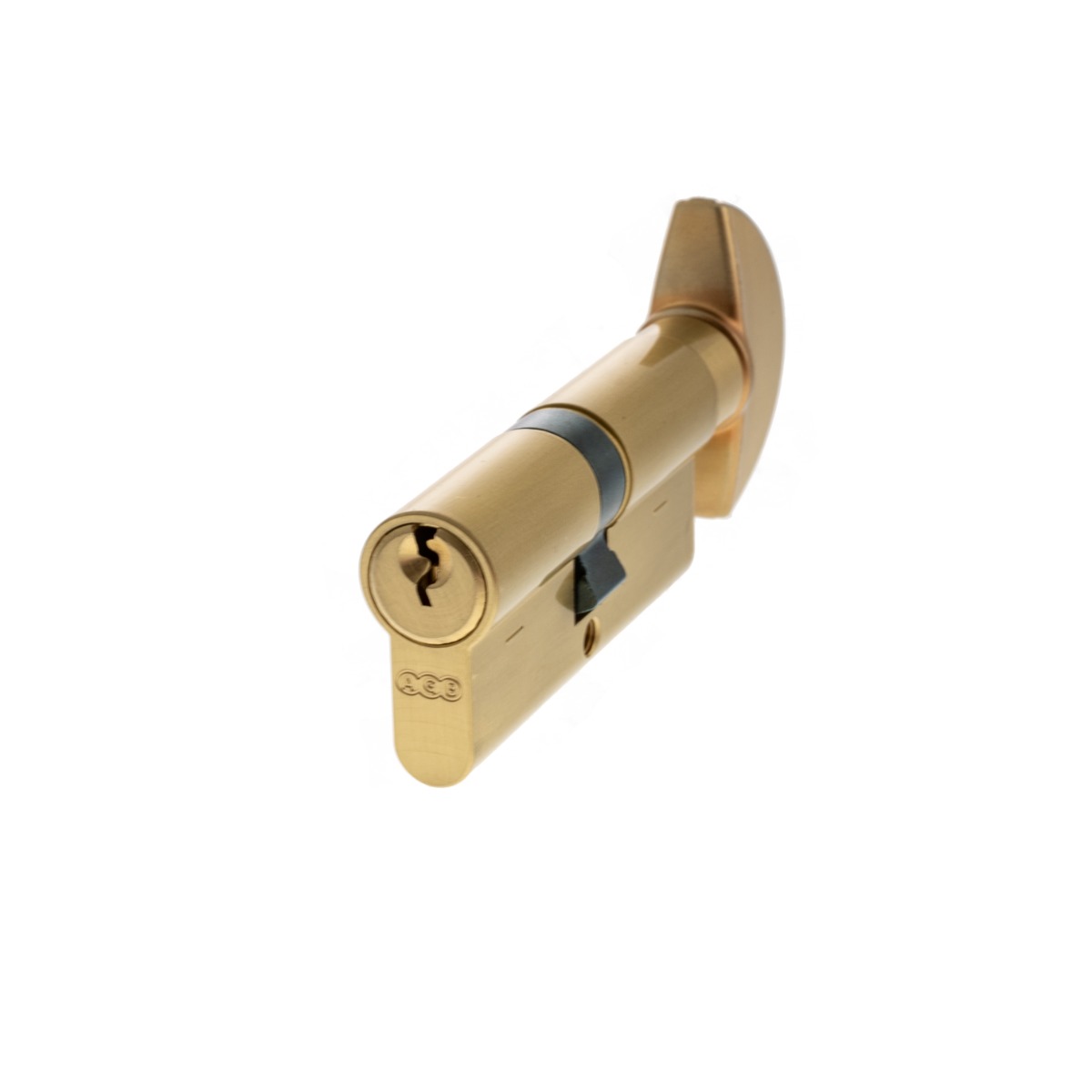 AGB Euro Profile 5 Pin Cylinder Key to Turn 35-35mm (70mm) - Satin Brass C620083030