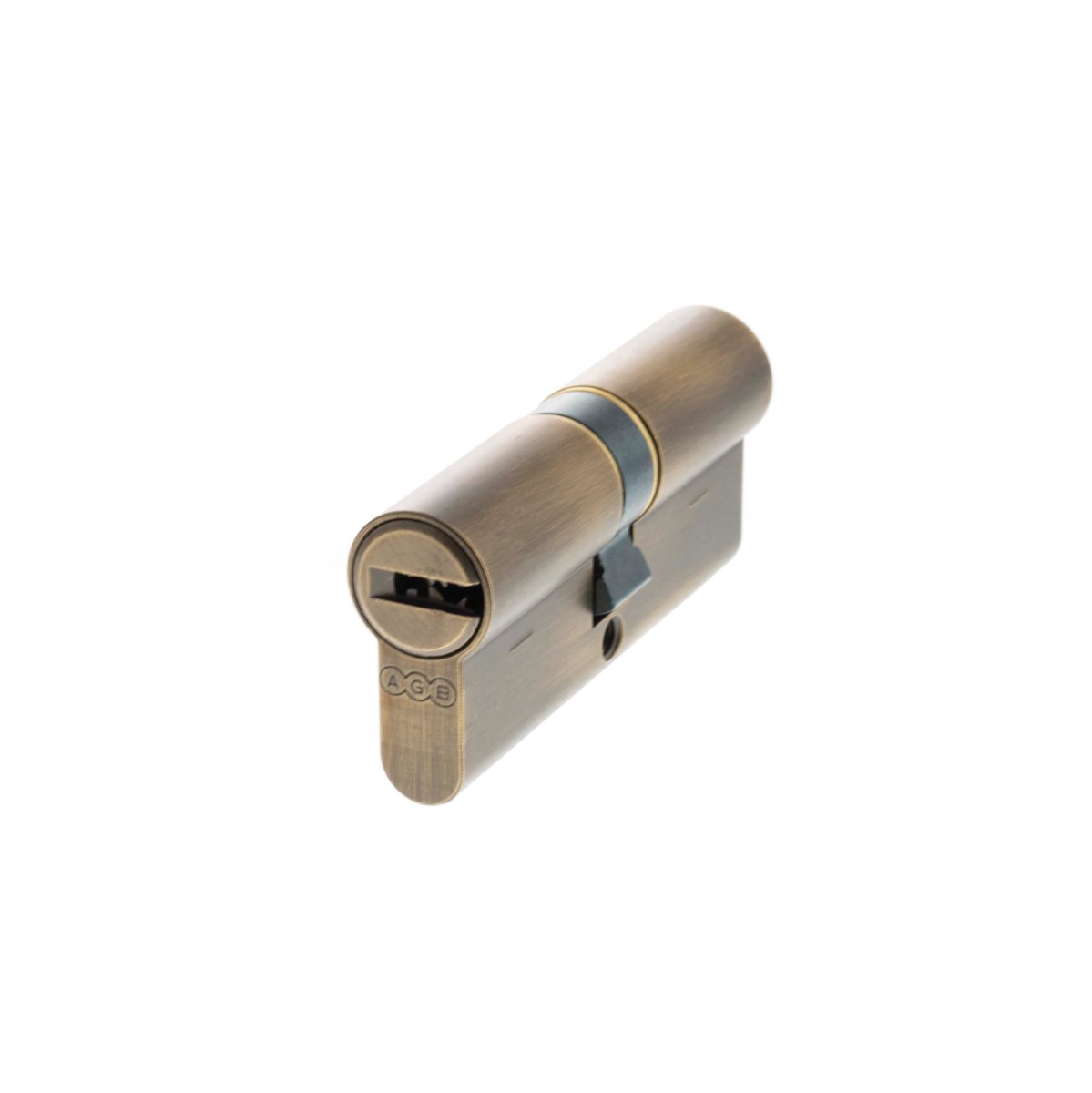 AGB Euro Profile 15 Pin Double Cylinder 35-35mm (70mm) - Matt Antique Brass CA00723030