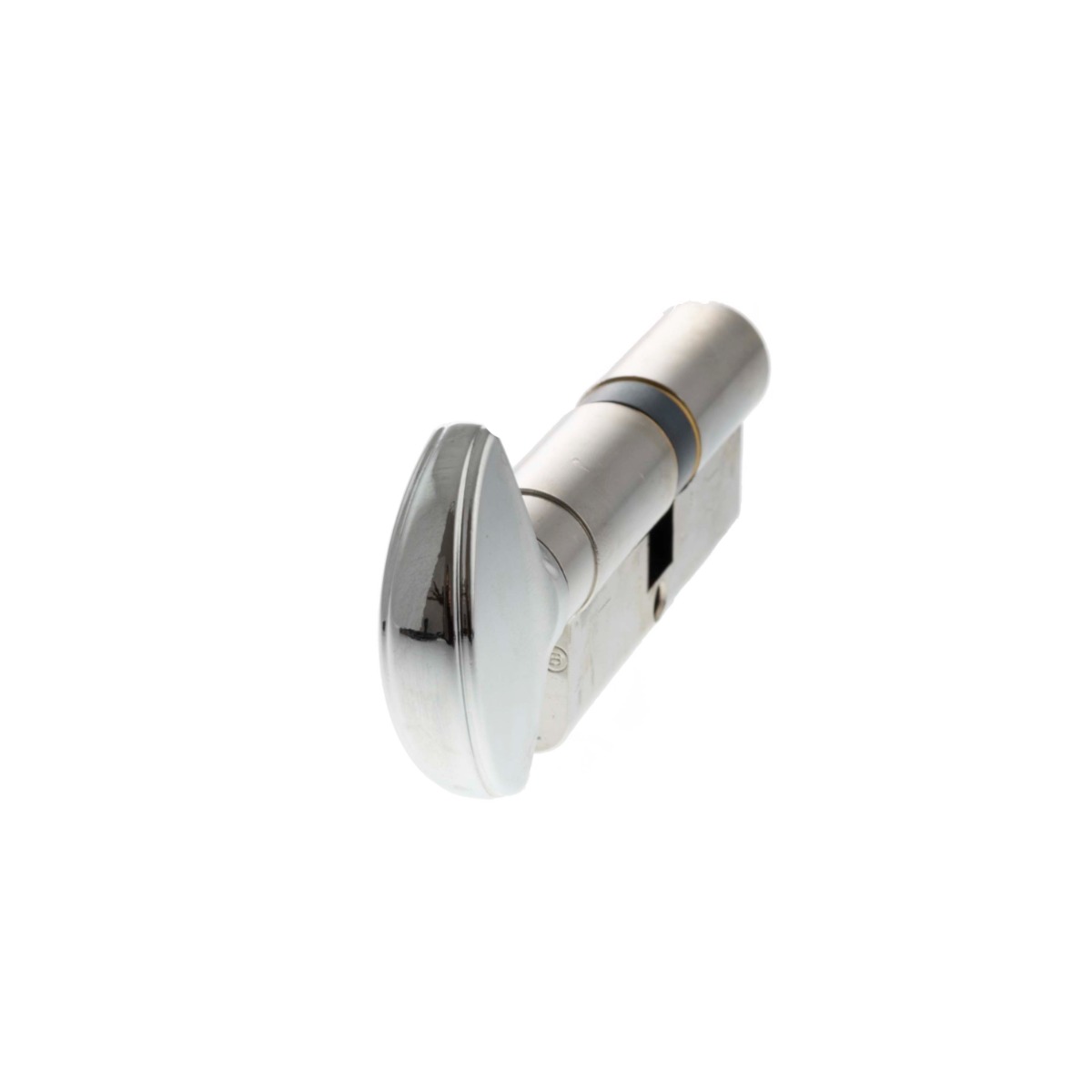 AGB Euro Profile 15 Pin Cylinder Key to Turn 40-40mm (80mm) - Polished Chrome CA20303535