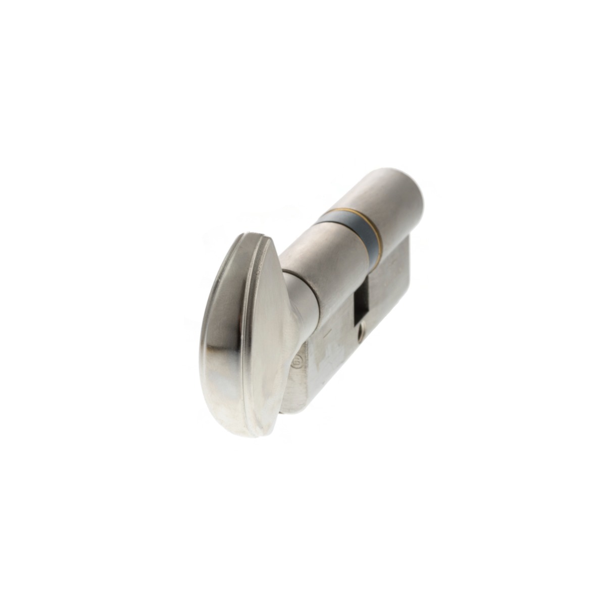 AGB Euro Profile 15 Pin Cylinder Key to Turn 40-40mm (80mm) - Satin Chrome CA20323535