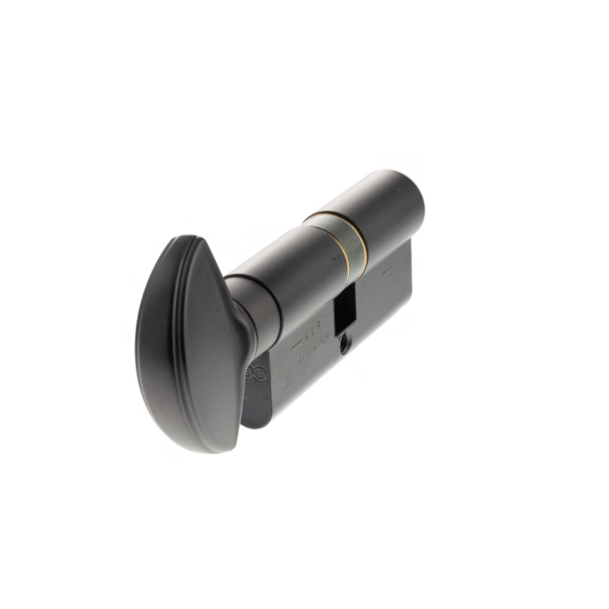 AGB Euro Profile 15 Pin Cylinder Key to Turn 40-40mm (80mm) - Matt Black CA20843535