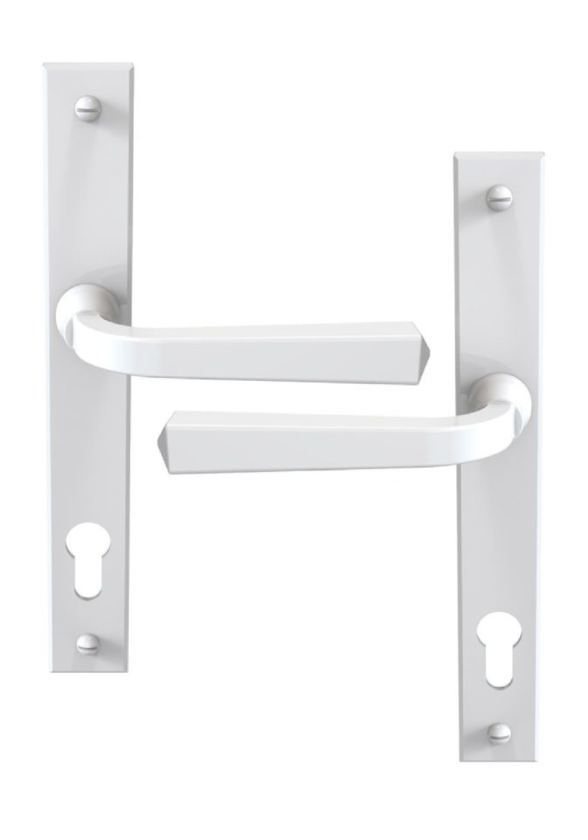 Carlisle Brass Heritage Door Handle - Lever/Lever, White, Pz92 CB702003