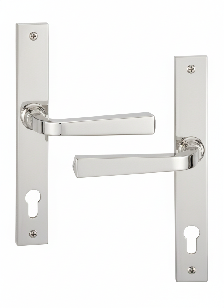 Carlisle Brass Heritage Door Handle - Lever/Lever, Polished Chrome, Pz92 CB702004