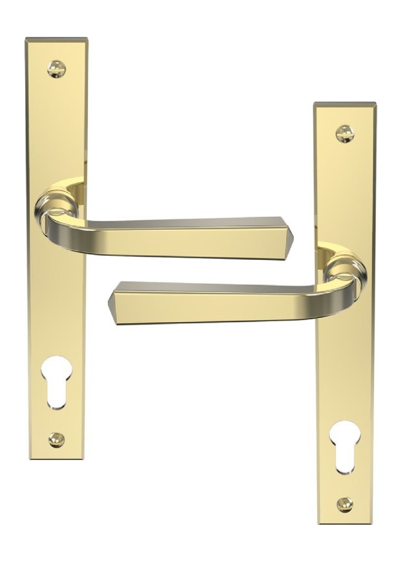 Carlisle Brass Heritage Door Handle - Lever/Lever, Polished Pvd Gold, Pz92 CB702005