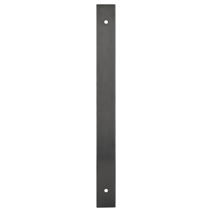 Rectangular Cabinet Pull Backplate-Dark Bronze PVD-232x22x3mm - 192mm c/c AWBP192DBZPVD by Alexander and Wilks