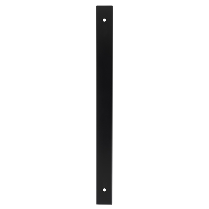 Rectangular Cabinet Pull Backplate-Black-264x22x3mm - 224mm c/c AWBP224BL by Alexander and Wilks