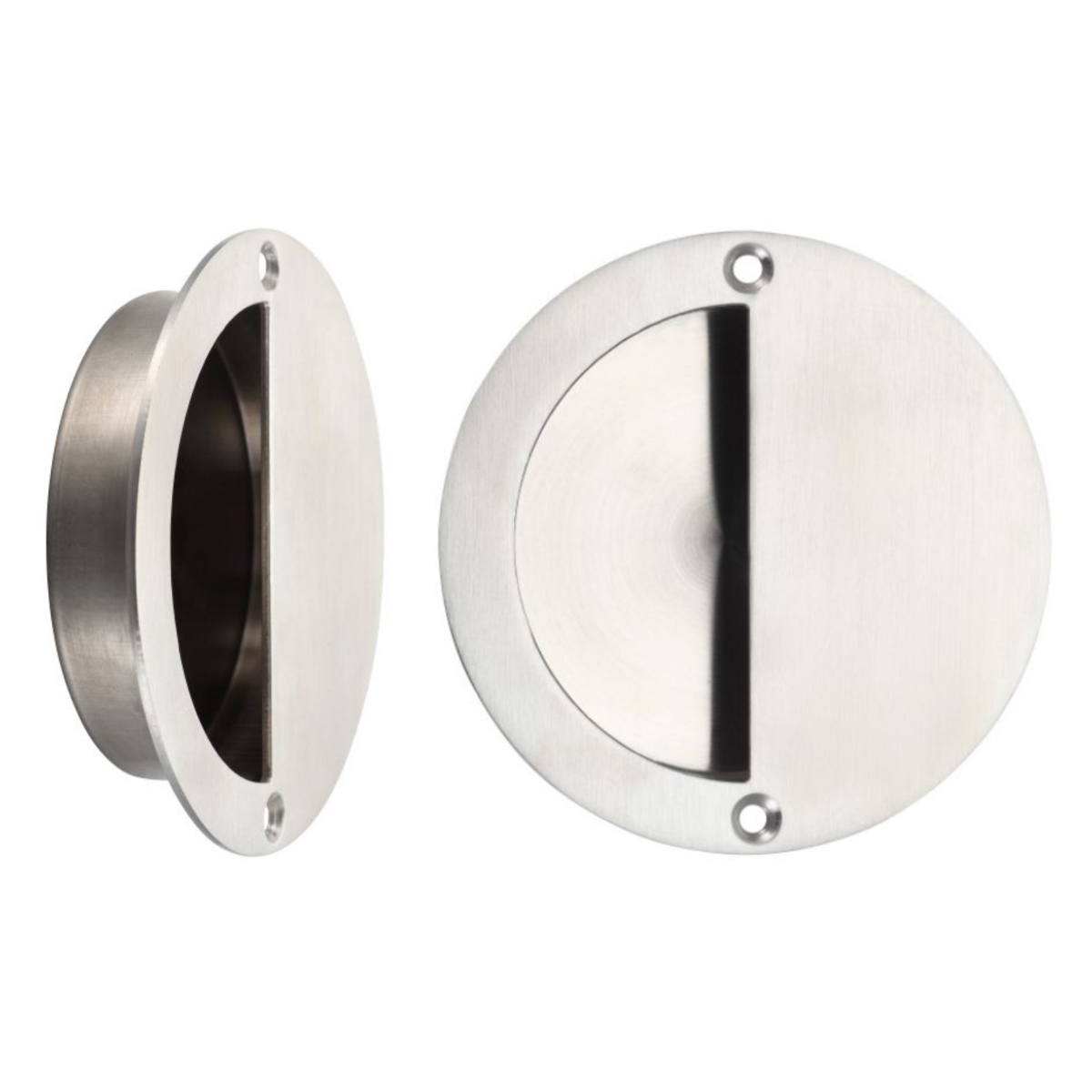 STEELWORKS Circular Flush Pull 90mm