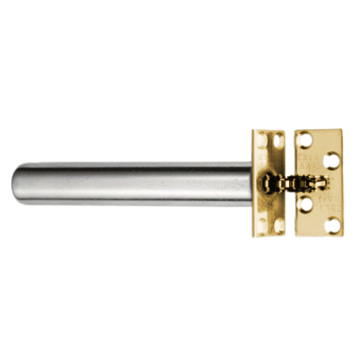 IRONZONE CDC144PB Concealed Chain Door Closer 144mm - Polished Brass