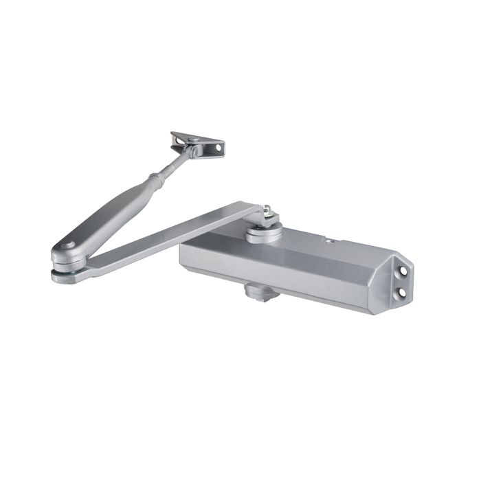 Eurospec CDG420/SV Ce Overhead Door Closer En2-4 C/W Bc Fig 6 Bracket En1154 Silver