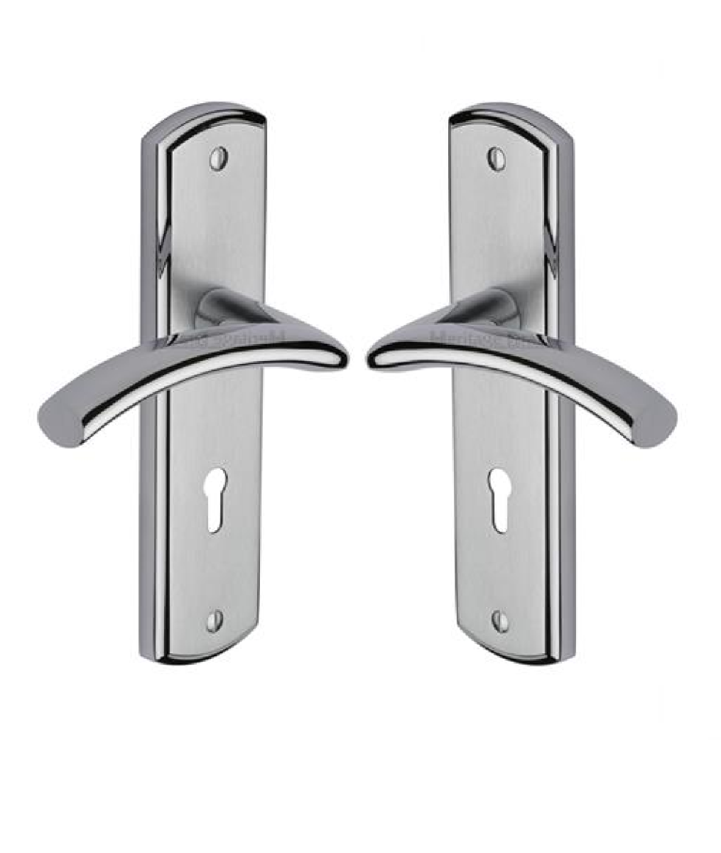 Heritage Brass CEN1000-AP Door Handle Lever Lock Centaur Design Apollo finish
