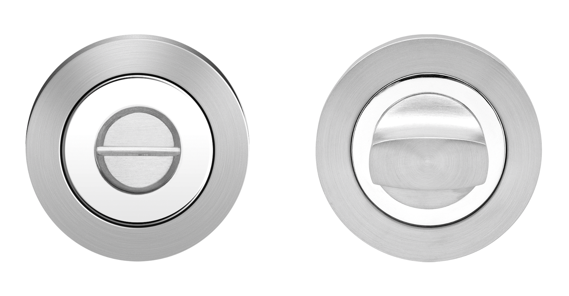 Karcher Design CEZ1332 BAD 73 Bathroom Thumbturn & Release standard satin / polished stainless steel