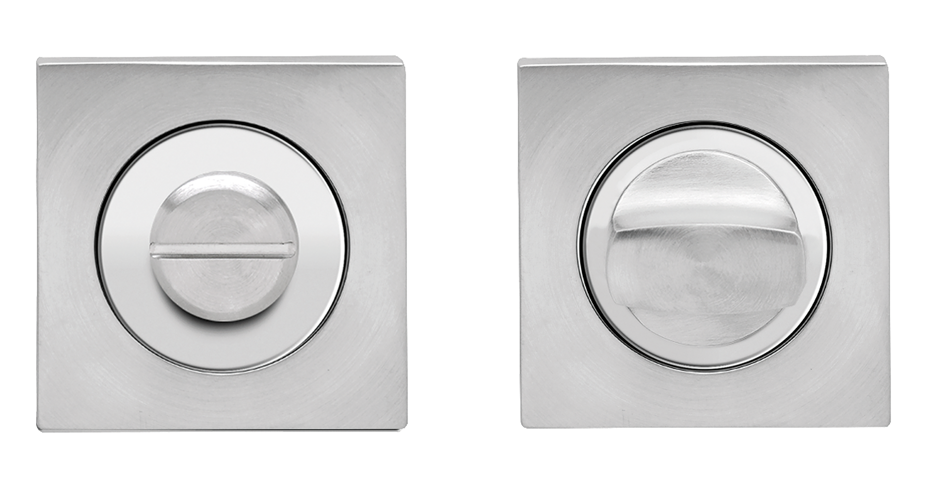 Karcher Design CEZ1341 BAD 73 Bathroom Thumbturn & Release standard satin / polished stainless steel