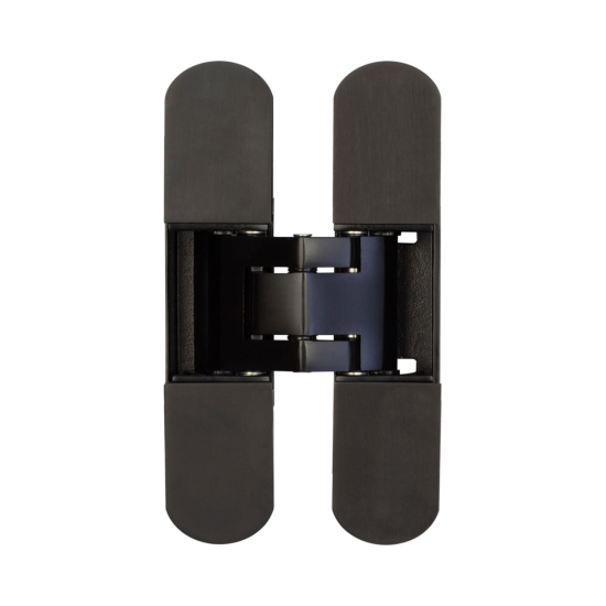 Ghost 140mm Concealed Fire Door Hinge Black-140x25x79.5mm-CH60MB-Frelan Hardware
